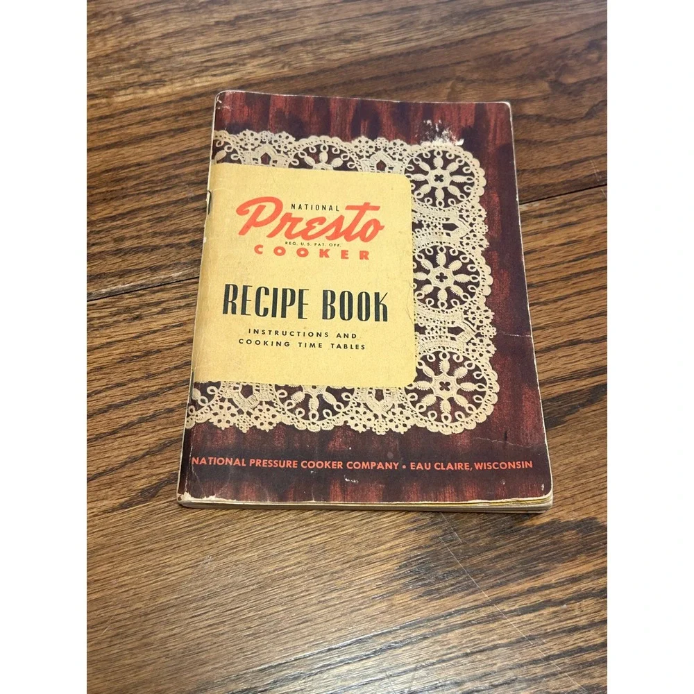 Vintage 1946 National Presto Cooker Recipe‎ Book Instruction Manual Mid Century